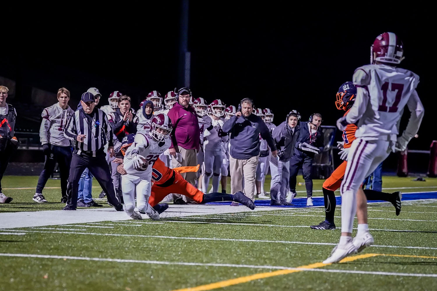 OP ball carrier reaching out for more yards OP ball carrier reaching out for more yards