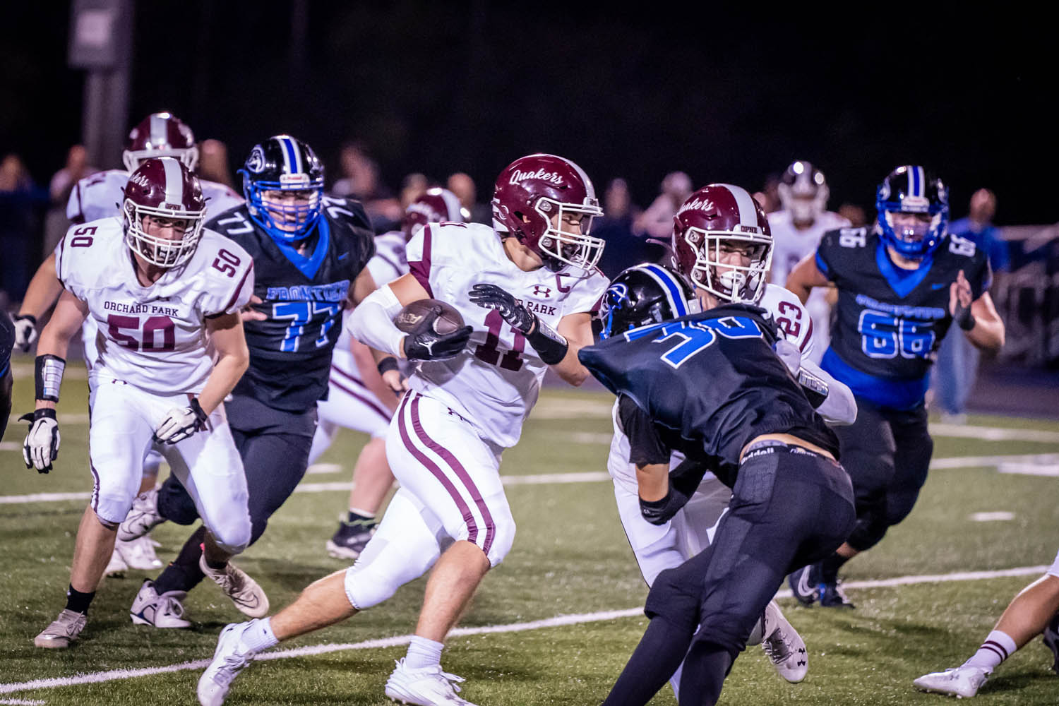 OP running back hitting the corner and running OP running back hitting the corner and running