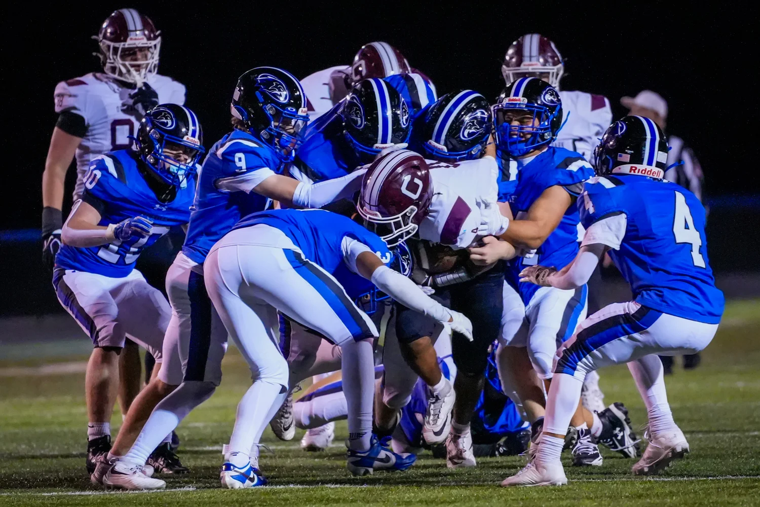RB trying to break free